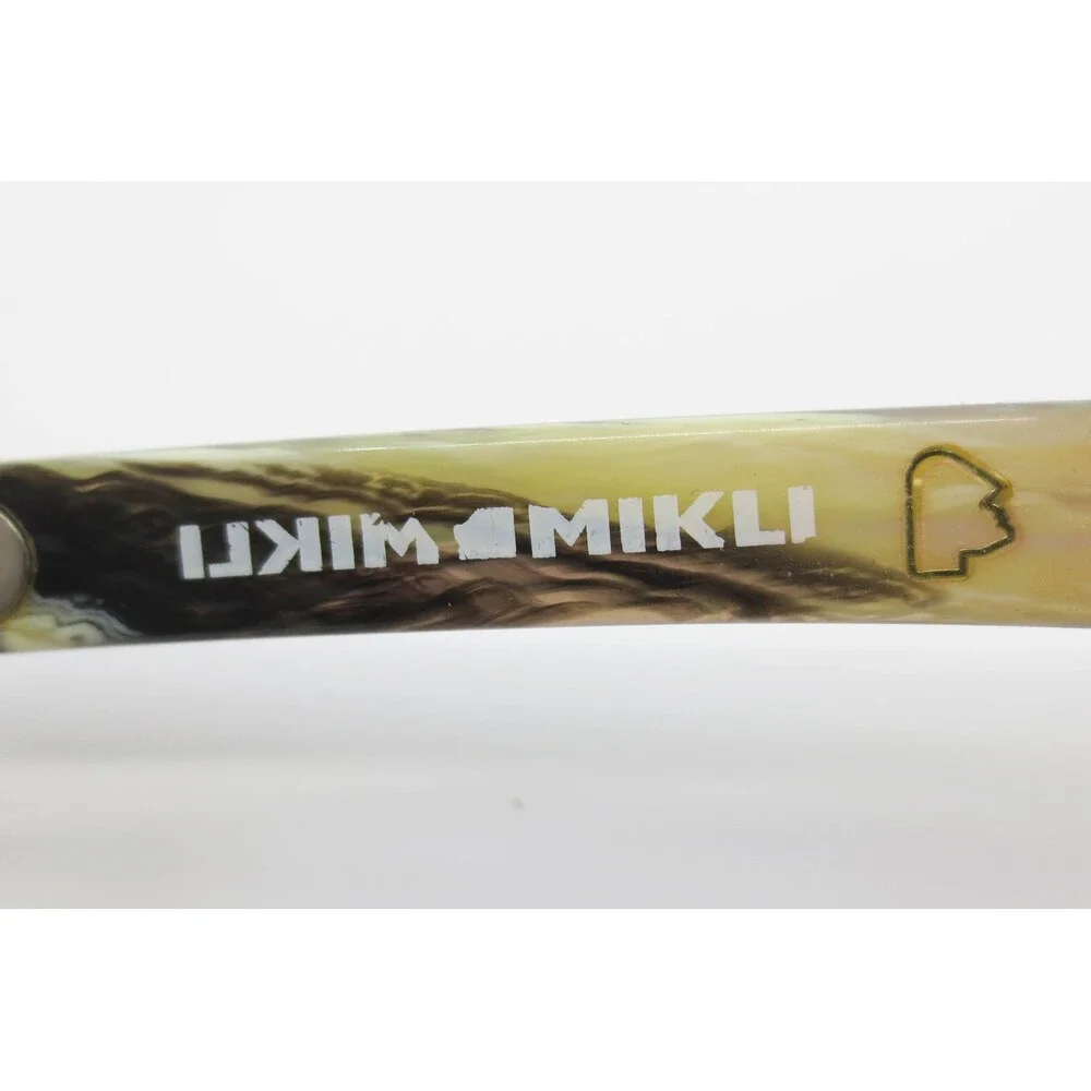 Alain Mikli ML1361 C001 Purple Olive Marbled Cat Eye Eyeglasses Frames 52-17-140